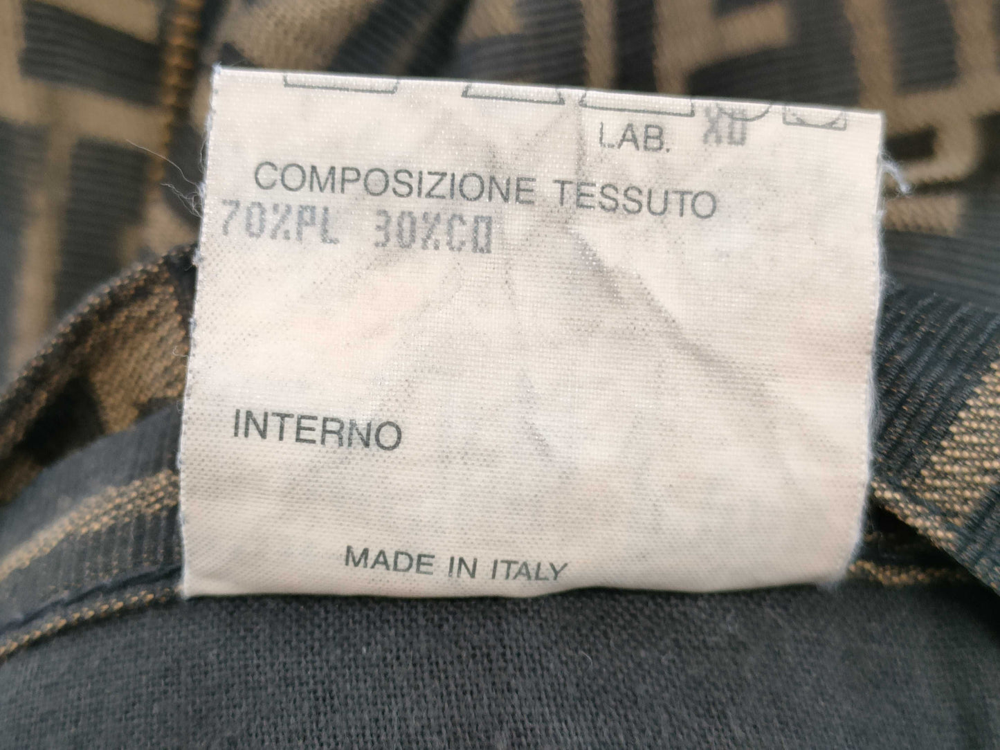 FENDI Zucca pattern pants size I42 pants