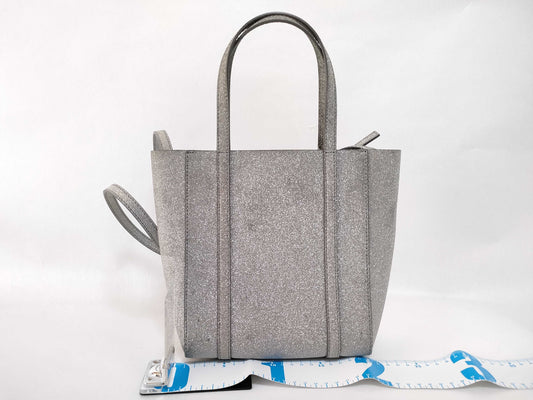 BALENCIAGA Everyday 2-Way Bag Silver Handbag