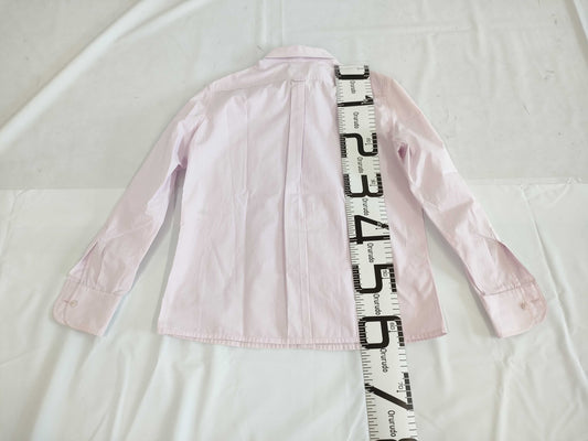 CHANEL CHANEL Dress Shirt Top Pink Paper Tag Size M Shirt