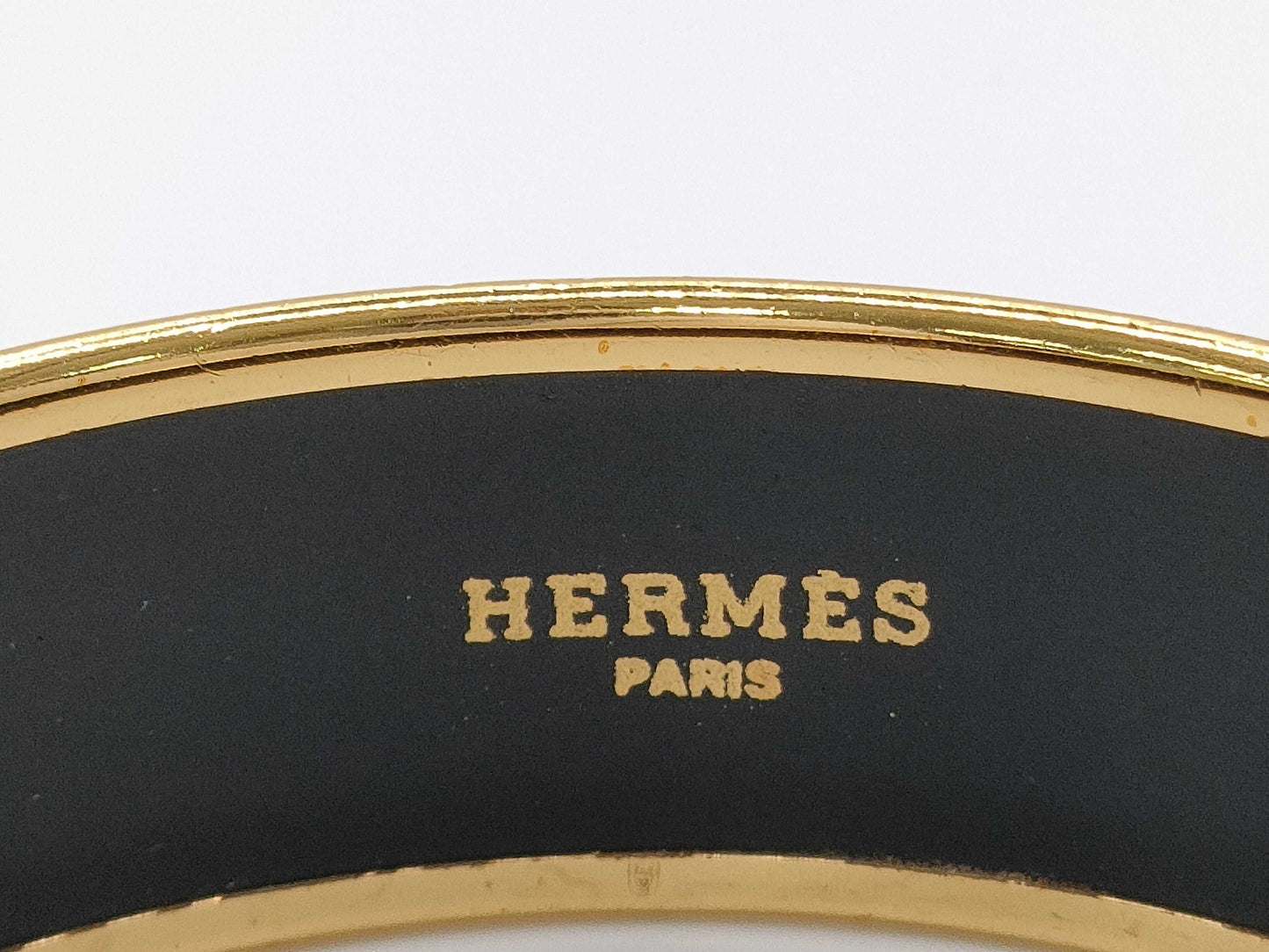 HERMES GP enamel GM bangle GD hardware bracelet bangle