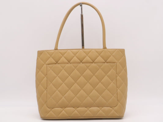 CHANEL Reissue Tote Bag, Silver Hardware, Beige, Sticker, Card, 6200462, Dust Bag Included