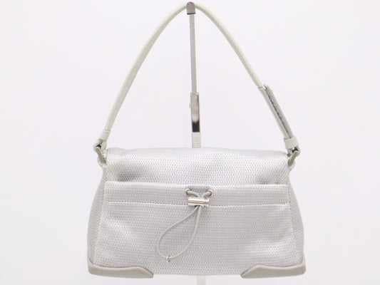PRADA Prada Sport Mini Handbag Mesh Nylon Gray Handbag