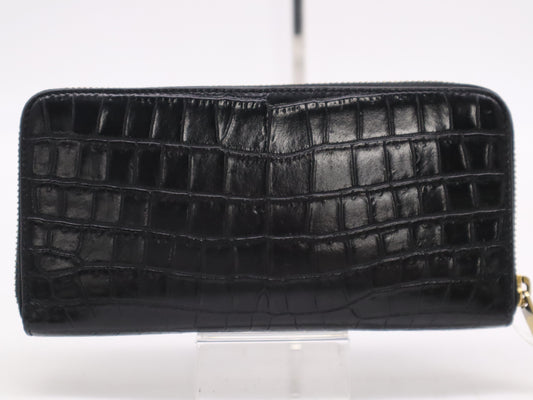 SAINT LAURENT Round Zip Long Wallet Wallet