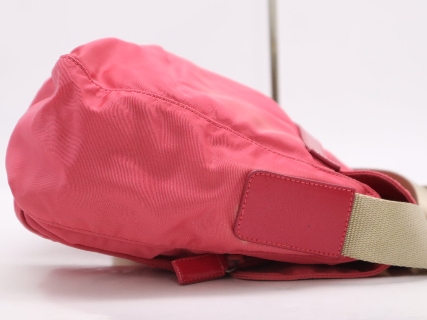 PRADA Nylon Shoulder Bag Pink Shoulder Bag