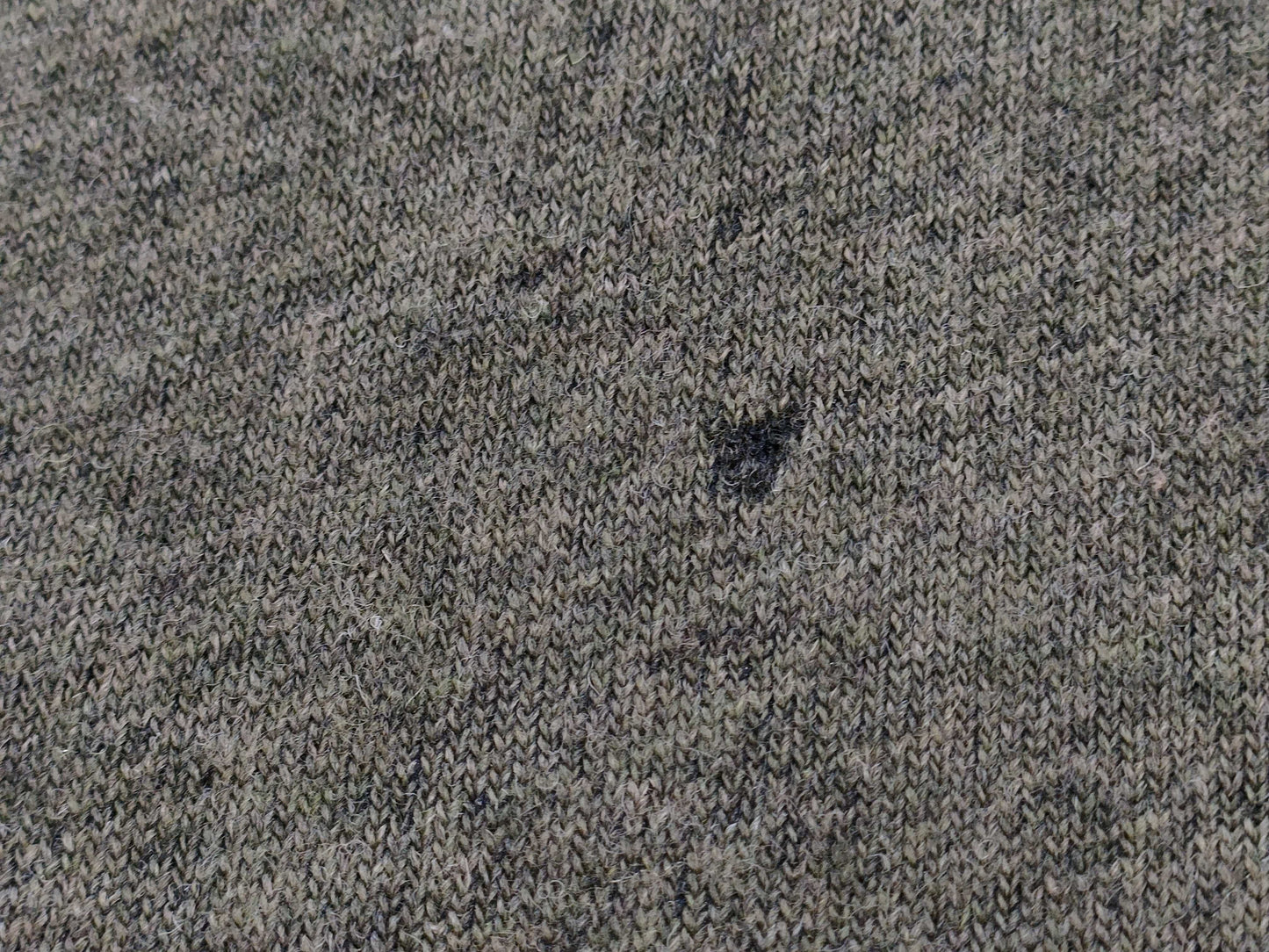 Ys Yohji Yamamoto wool A-line long skirt, khaki, size 3