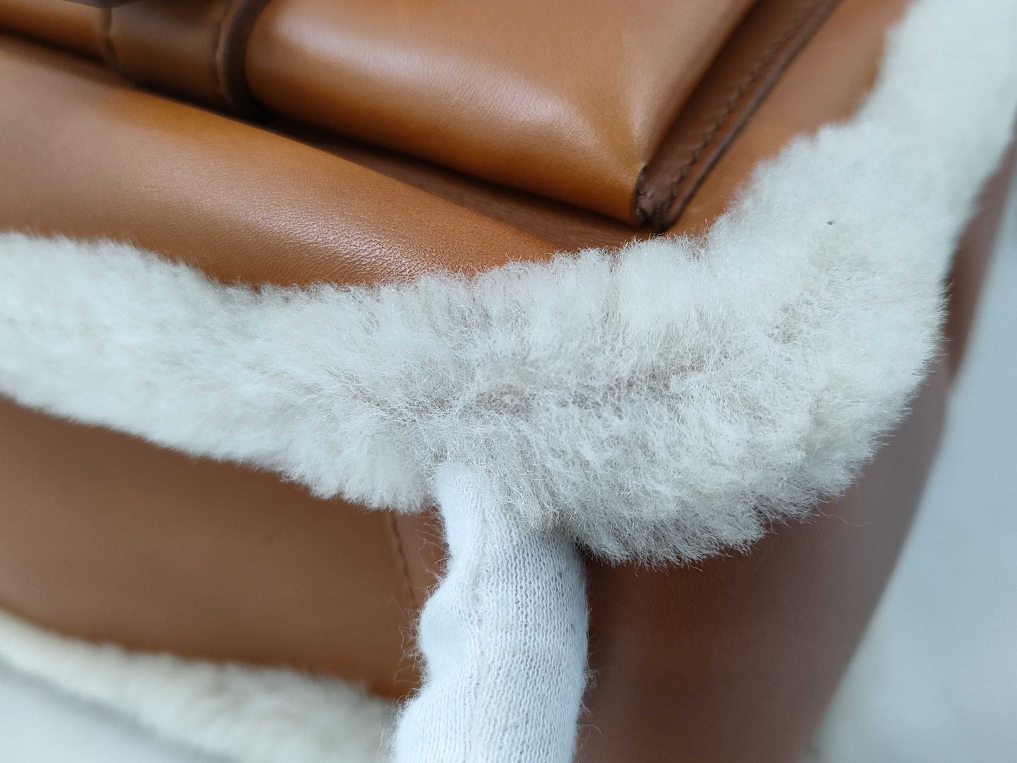 Salvatore Ferragamo One-Shoulder Wool Gancini Shoulder Bag