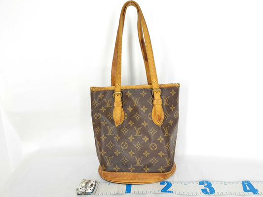 LOUIS VUITTON Monogram Petit Bucket M42238 Tote Bag