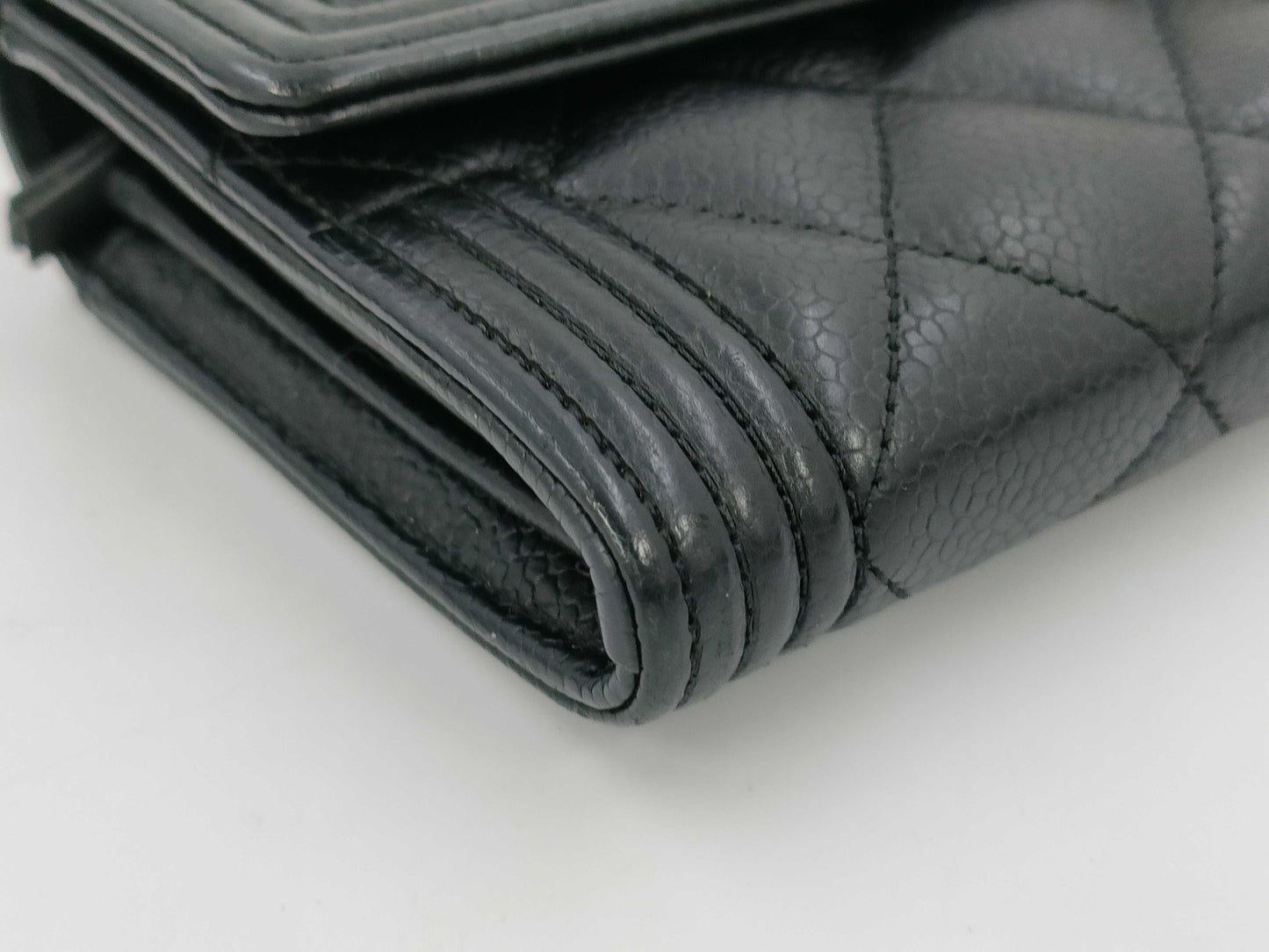 CHANEL Unused CHANEL Boy Chanel No. 29 Long Wallet in Black