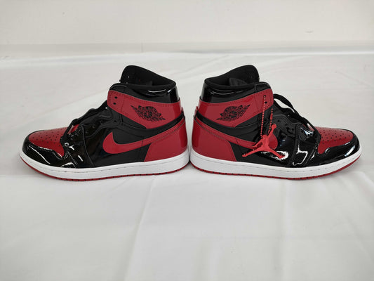 NIKE AJ1 Air Jordan 1 Patent 555088-063 Size 27cm Sneakers
