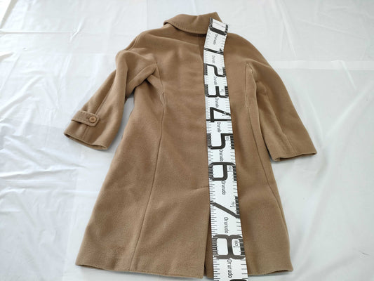 MaxMara MAXMARA MaxMara Coat with Belt, Cashmere, Size 38