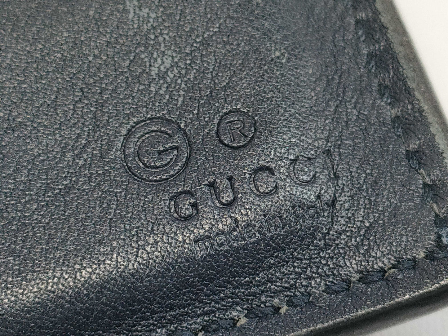 GUCCI Gucci Bifold Wallet Micro Guccissima Micro G Billfold