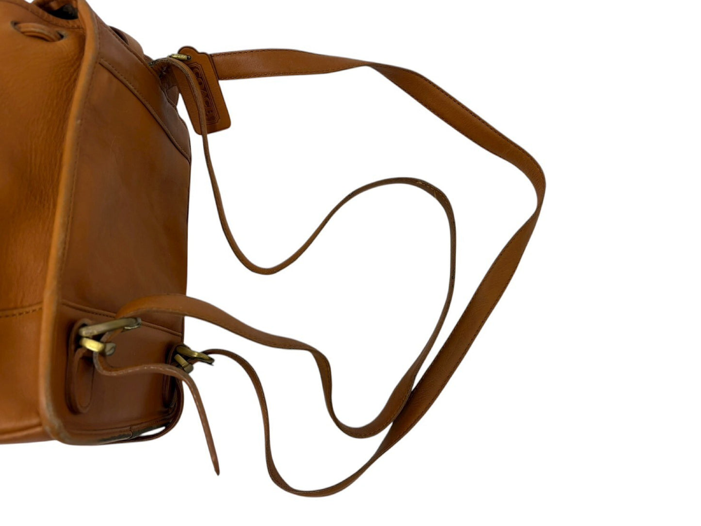 COACH Brown Leather Backpack