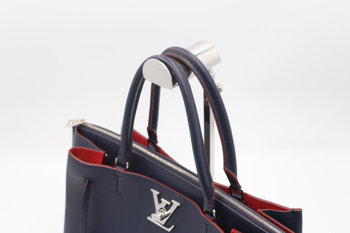 LOUIS VUITTON Lockme 2-way Navy Tote Bag