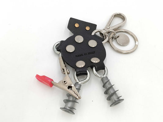 PRADA Prada Robot Bag Charm Key Case/Key Holder