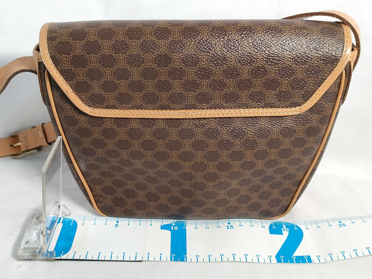 CELINE Macadam PVC Triomphe Shoulder Bag