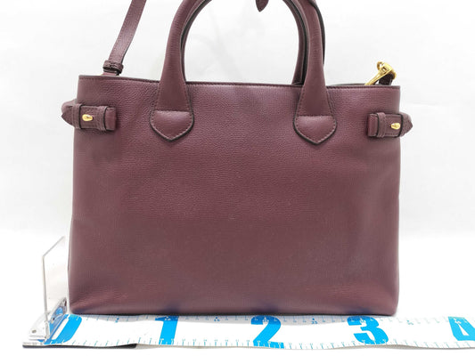 BURBERRY Banner Bag 2-way Shoulder Bag Handbag