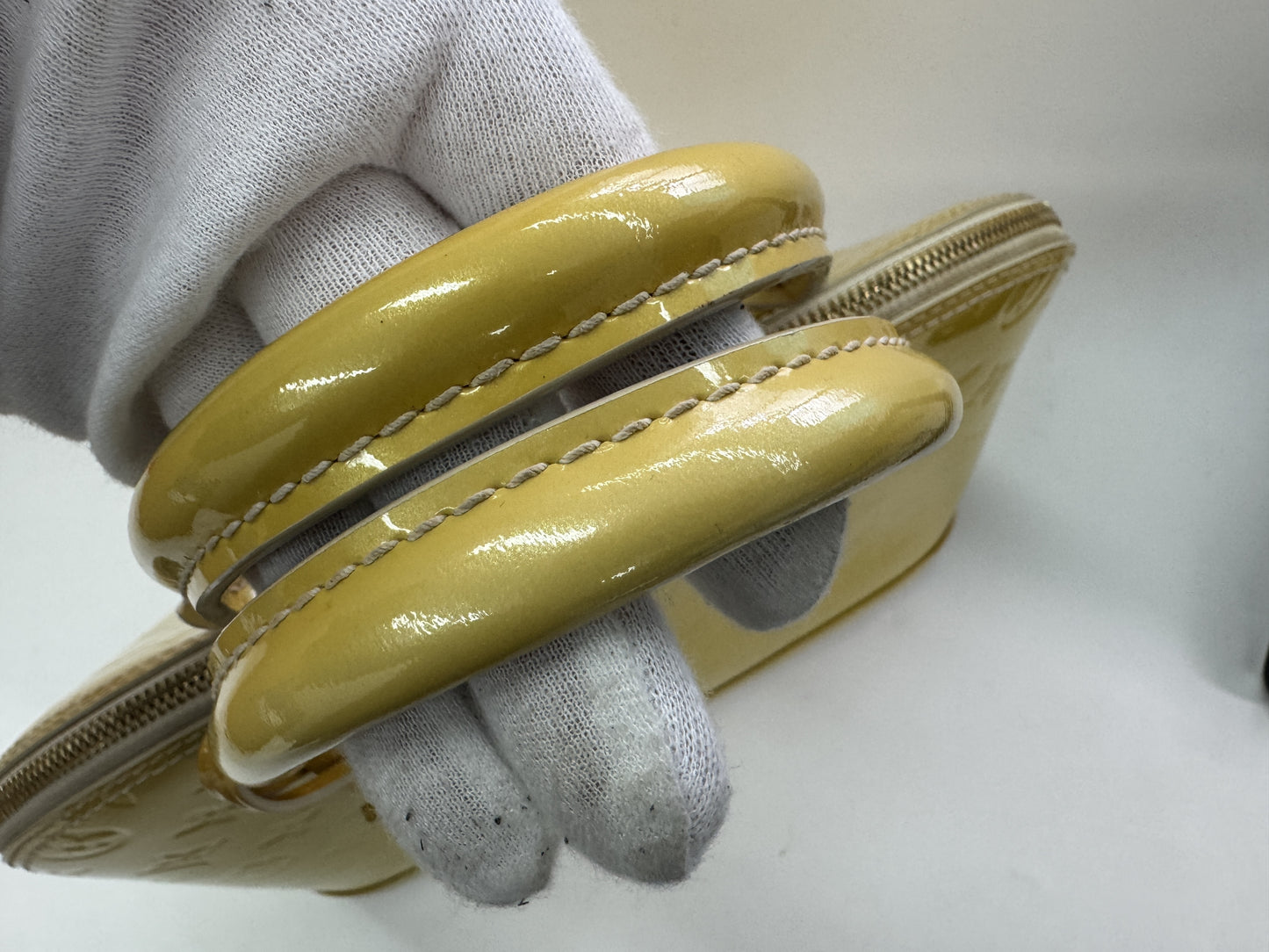 LOUIS VUITTON Alma PM Jaune Passion Handbag