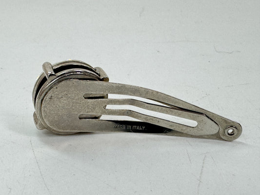 Miu Miu Bijou Rhinestone Crystal Hairpin Silver Hair Accessory