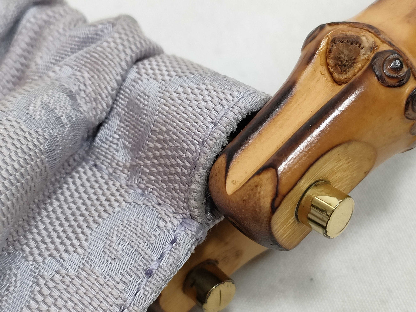 GUCCI Bamboo GG Canvas Handbag 92708 001998 Purple Handbag