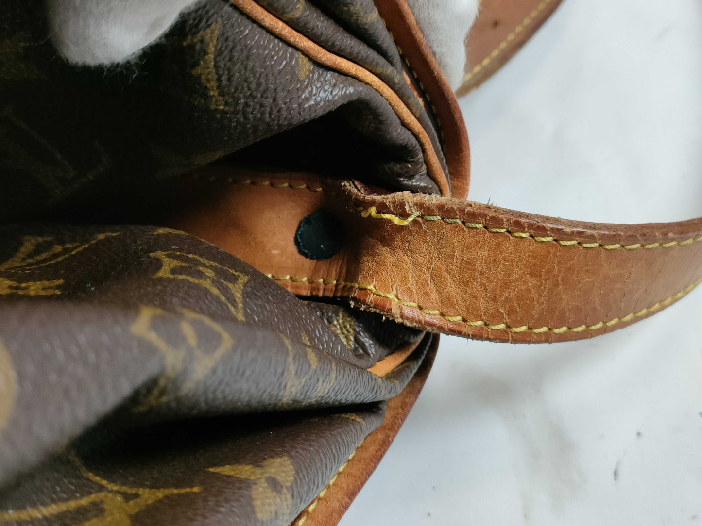 LOUIS VUITTON Monogram LV Monogram Saumur 35 M42254 AR8912 Shoulder Bag