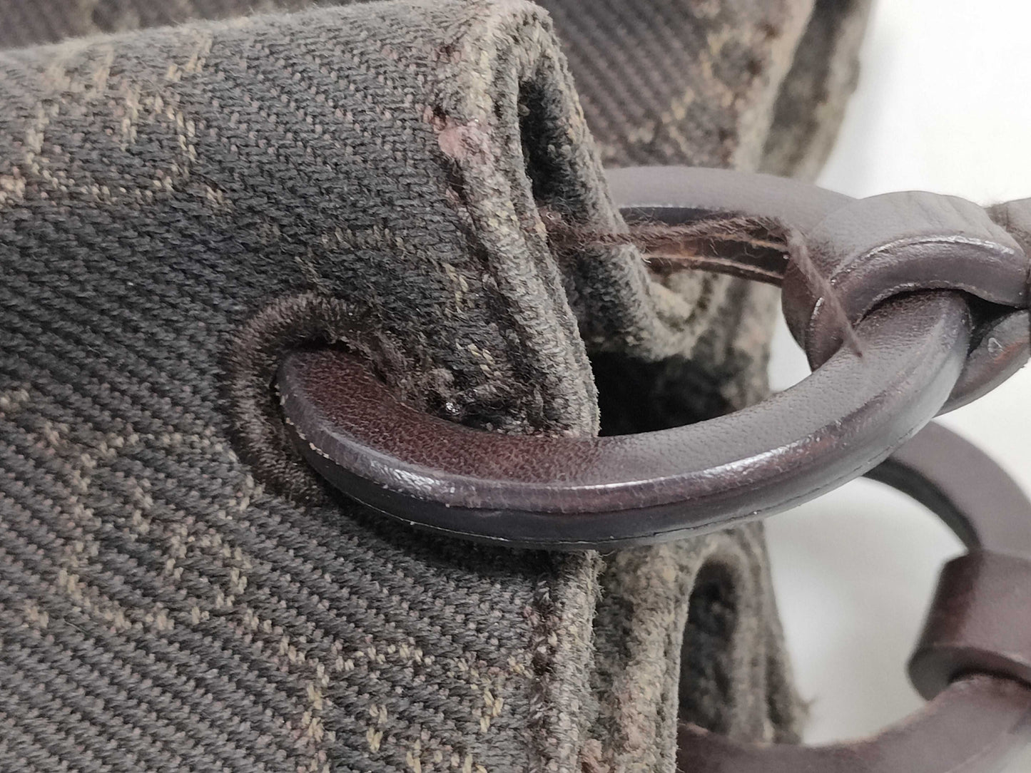 GUCCI GG Canvas Handbag 101919 001998 Brown Handbag