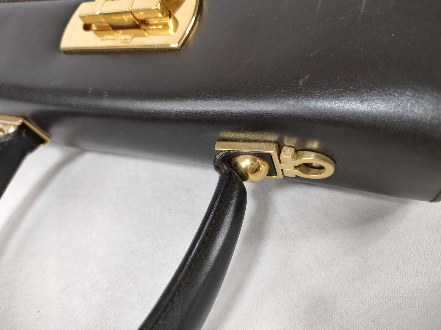 Salvatore Ferragamo Gancini handbag, Salvatore Ferragamo Gancini formal handbag