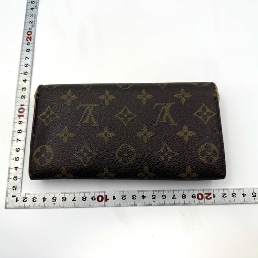 LOUIS VUITTON Monogram Monogram Portefeuille Sarah Wallet