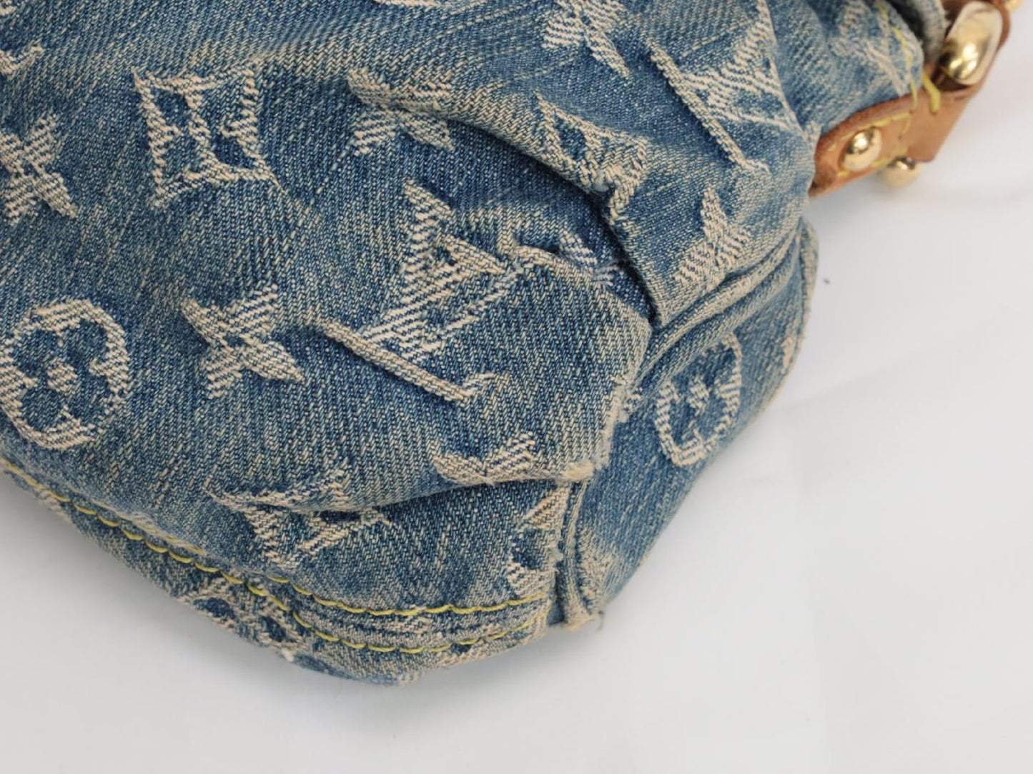 LOUIS VUITTON Monogram Denim Mini Pretty Shoulder Bag