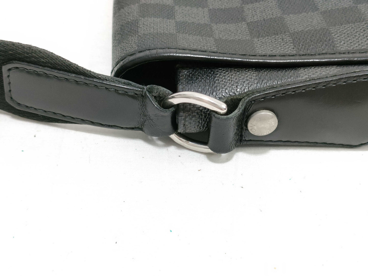 LOUIS VUITTON Damier Graphite Louis Vuitton Damier Graphite Daniel Shoulder Bag