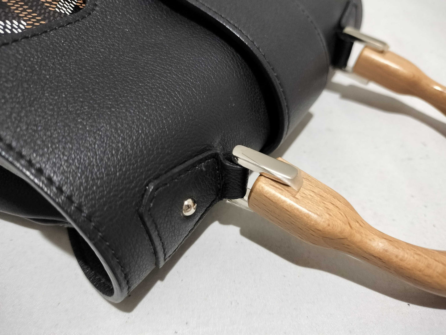 GOYARD Goyard Saigon Mini Shoulder Handbag in Black