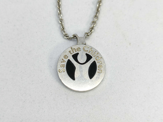 BVLGARI BVLGARI/BVLGARI BVLGARI/356910/Save the Children Necklace/SV925/Ag925/Approx. 7.7g/Ruby/Onyx/P6FR4X Necklace