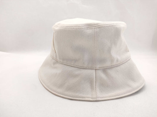 FENDI FXQ801 Logo Bucket Hat, Medium, Cotton, Other Accessories