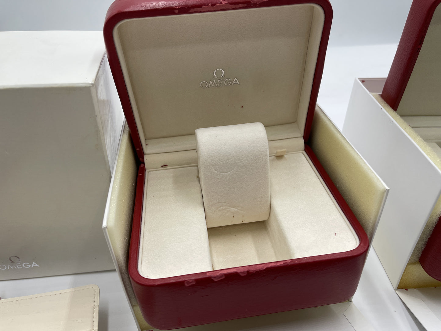 OMEGA Empty Box Set of 2 Men's Watches