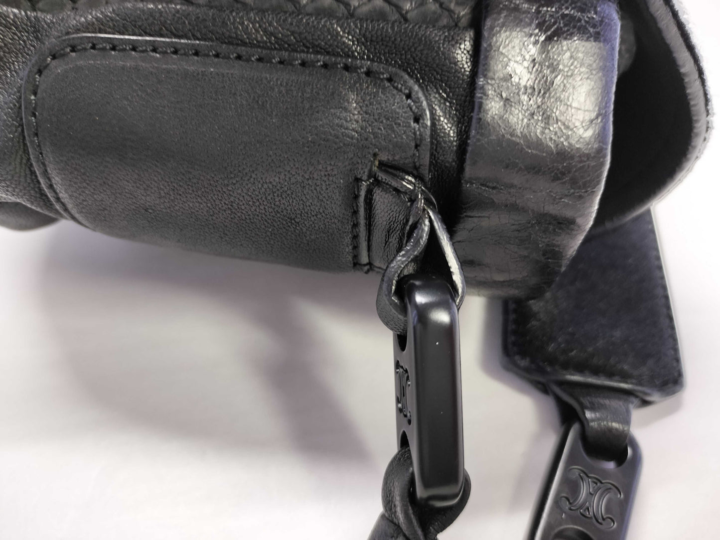 CELINE CELINE Handbag Shoulder Bag Python Triomphe Shoulder Bag