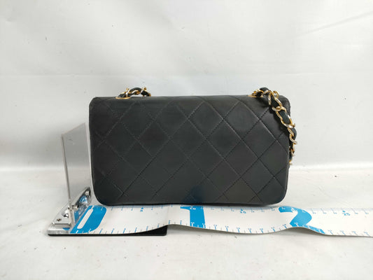 CHANEL Mini Matelasse Full Flap Chain Shoulder Bag with Seal