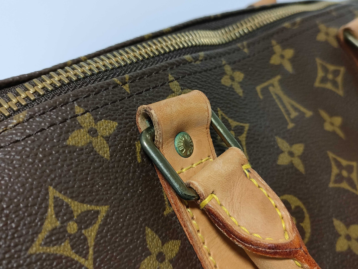 LOUIS VUITTON Monogram Louis Vuitton Monogram Keepall 60 Bandouliere Boston Bag
