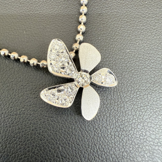Kenji Kiuchi D0.50ct Pt900/850 12.7g Necklace