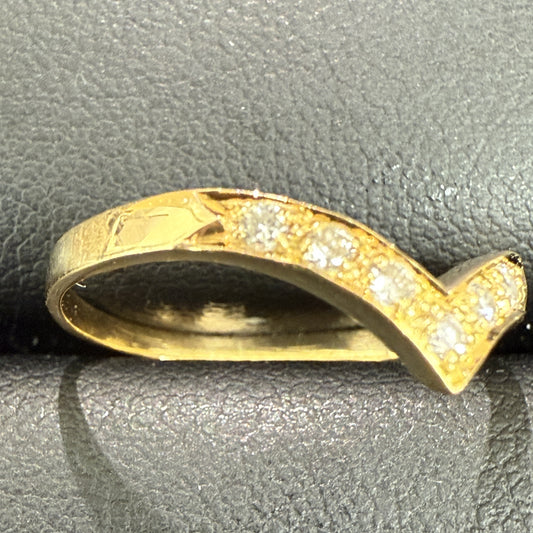 D0.13ct K18 1.6g Ring