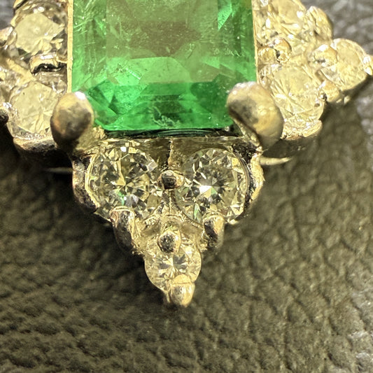 E0.39ct D0.28ct PT900 2.3g Pendant Top