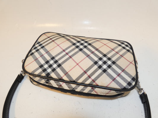 BURBERRY Nova Check Nylon One-Hand Mini Bag Handbag