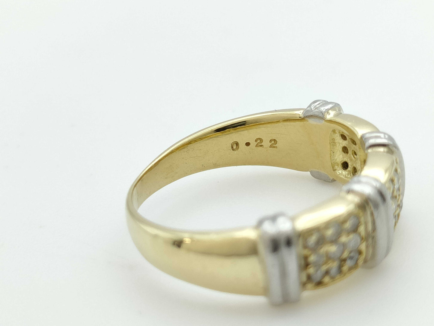 D0.22ct K18/PT900 5.5g Ring