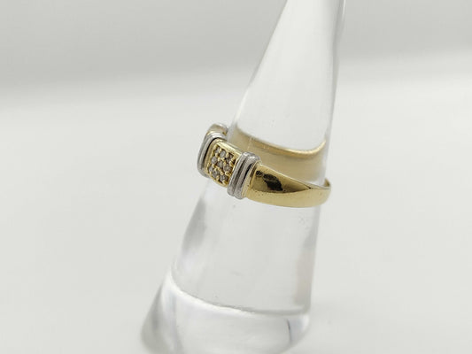 D0.22ct K18/PT900 5.5g Ring