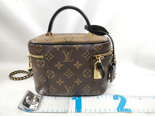 LOUIS VUITTON Monogram Monogram Reverse Vanity NV PM M45165 IC Chip Shoulder Bag