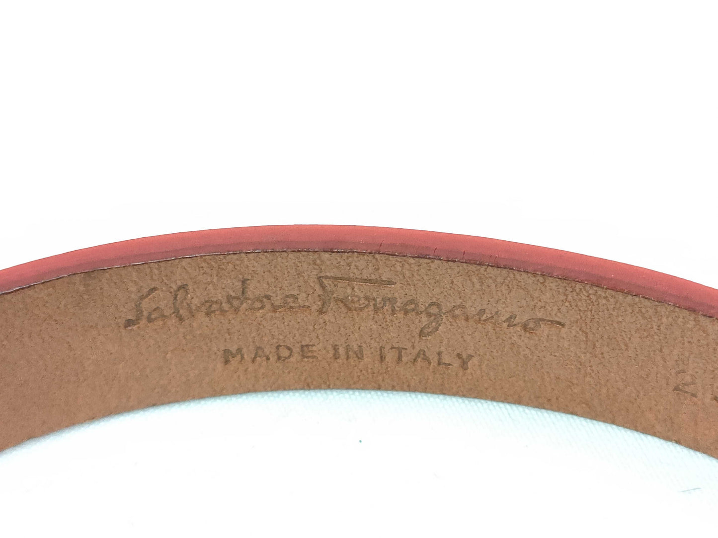 Salvatore Ferragamo Gancini Leather Belt