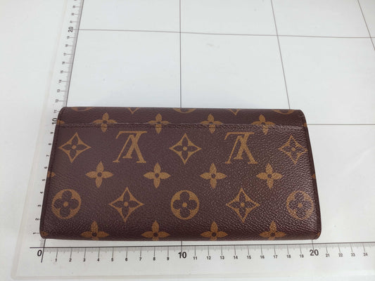 LOUIS VUITTON Monogram Portefeuille Sarah Rose Ballerine M62235 RFID Initial Wallet