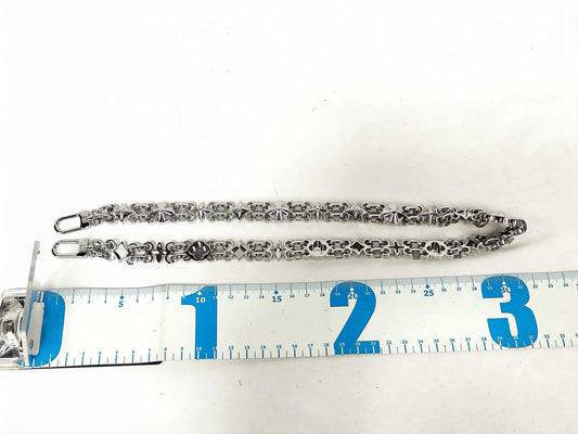 LOUIS VUITTON Dauphine Monogram Accessory Strap with Silver Hardware