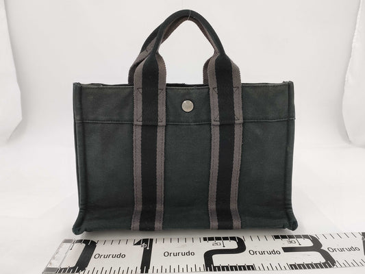 HERMES Foul Tote PM Tote Bag Black