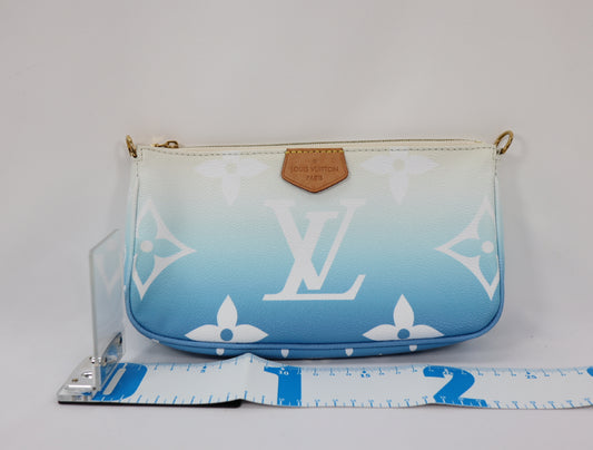 LOUIS VUITTON LOUIS VUITTON LV Multi Pochette Accessoires Blue/White M57633 Monogram Canvas Shoulder Bag M57633 Shoulder Bag