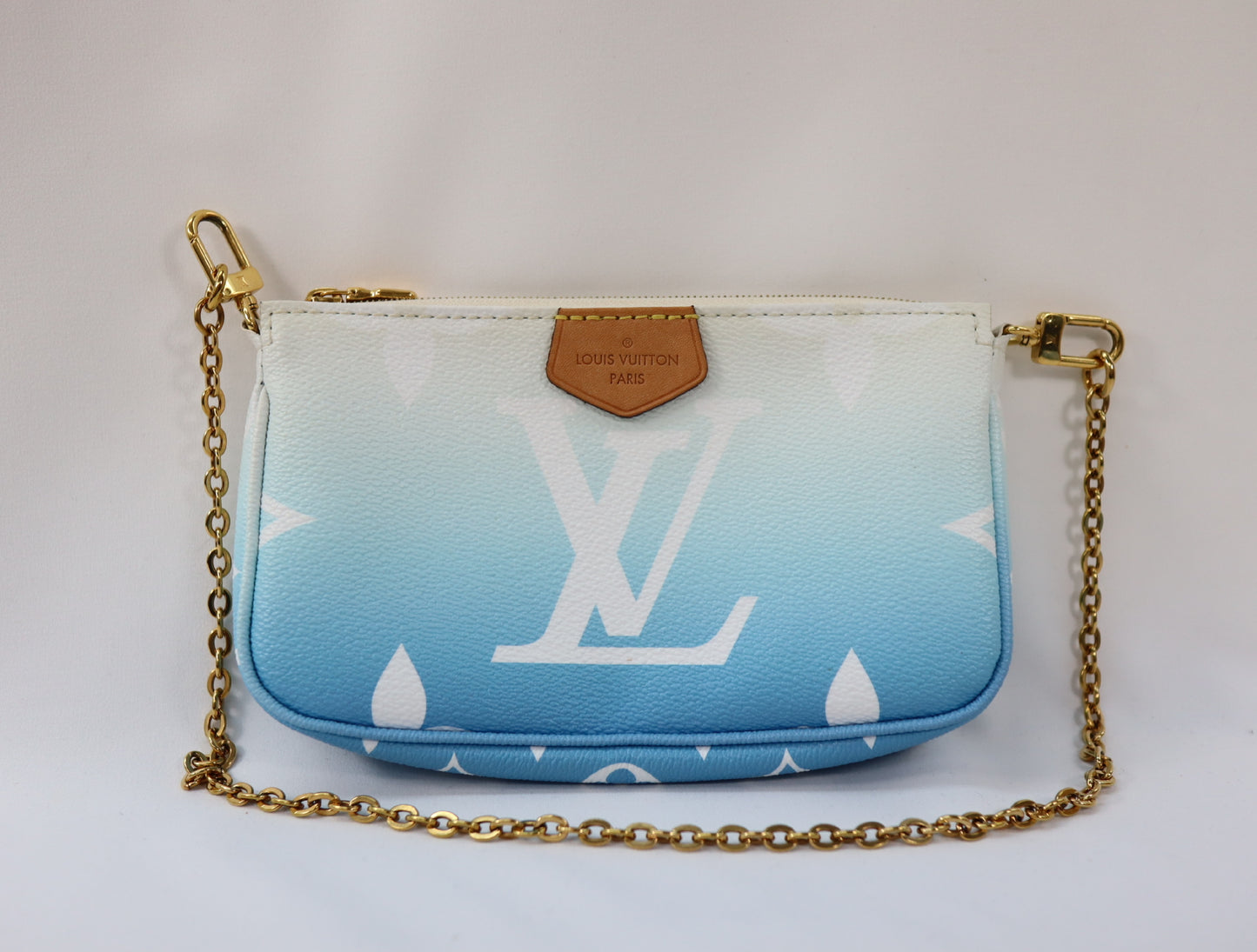 LOUIS VUITTON LOUIS VUITTON LV Multi Pochette Accessoires Blue/White M57633 Monogram Canvas Shoulder Bag M57633 Shoulder Bag