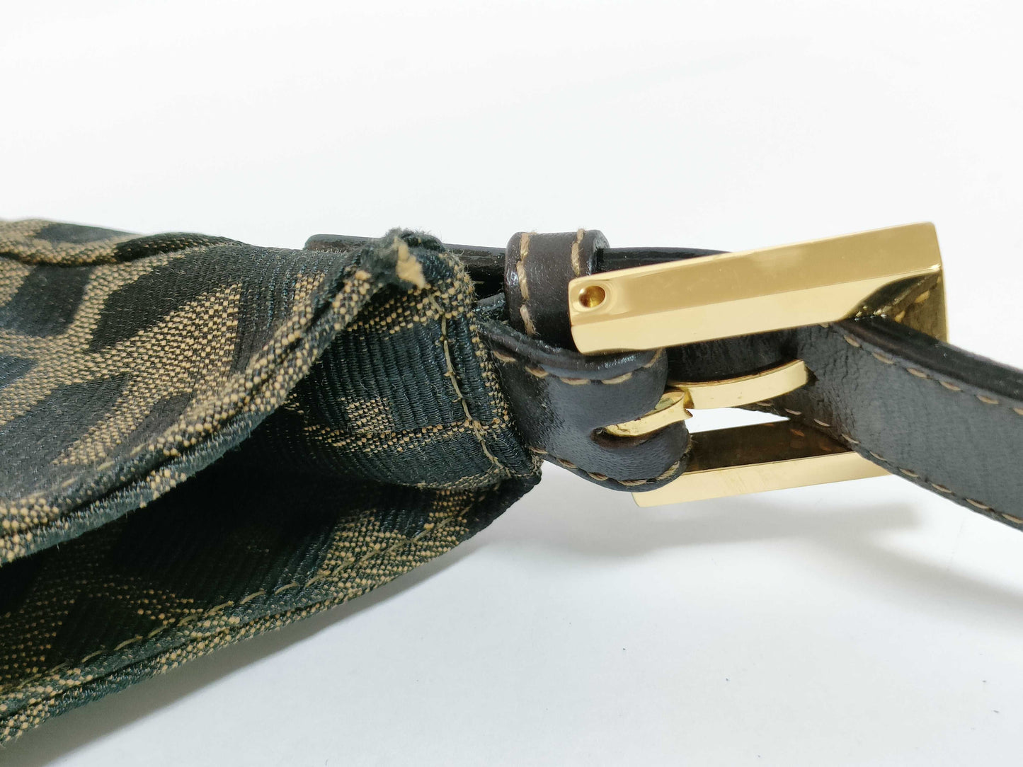 FENDI Zucca Mamma Bucket Shoulder Bag